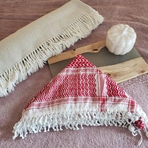 Red and White Shemagh
